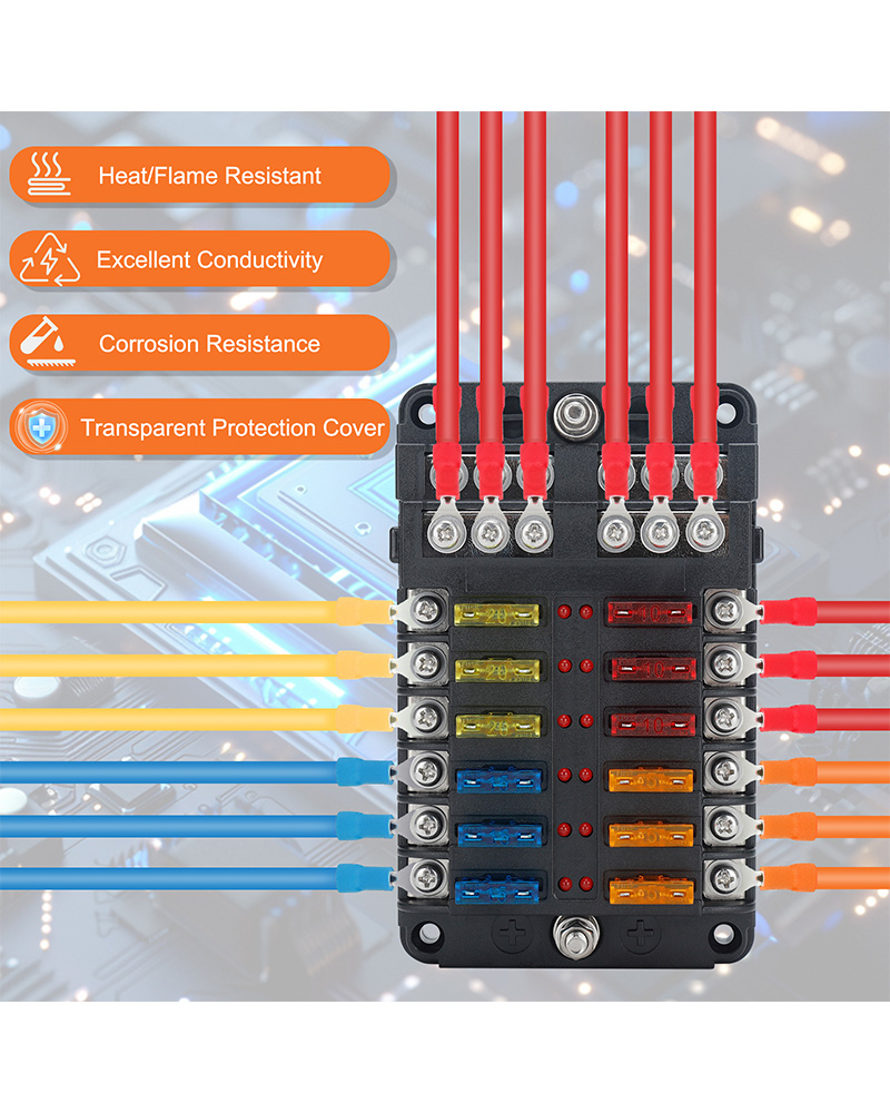 Fuse Box - Waterproof for RVs, Boats, Cars & Trucks - Image 4