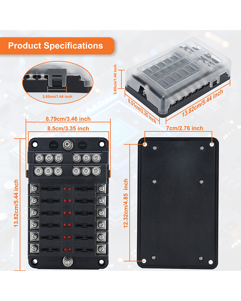Fuse Box - Waterproof for RVs, Boats, Cars & Trucks - Image 5