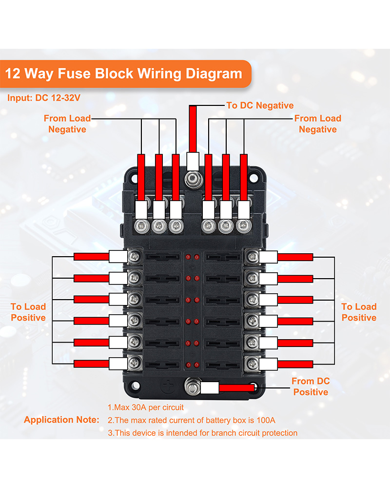 Fuse Box - Waterproof for RVs, Boats, Cars & Trucks - Image 6